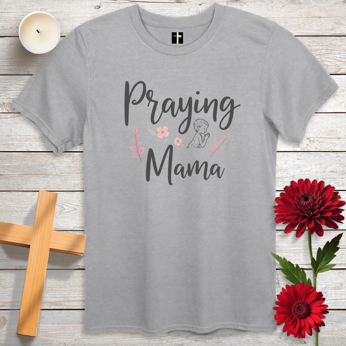 T-Shirt Sport Grey / S Praying Mama Unisex Christian T-Shirt