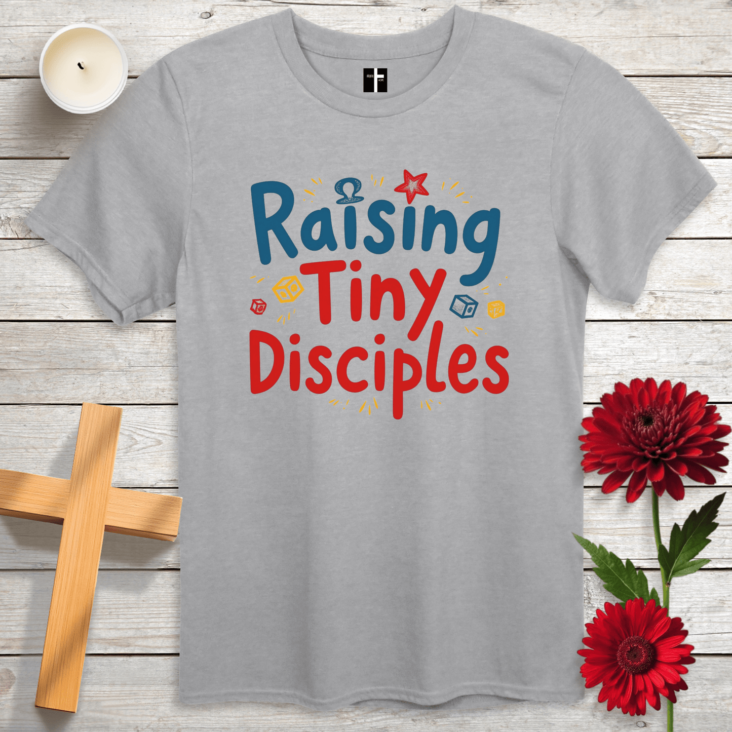 T-Shirt Sport Grey / S Raising Tiny Disciples Unisex Christian T-Shirt