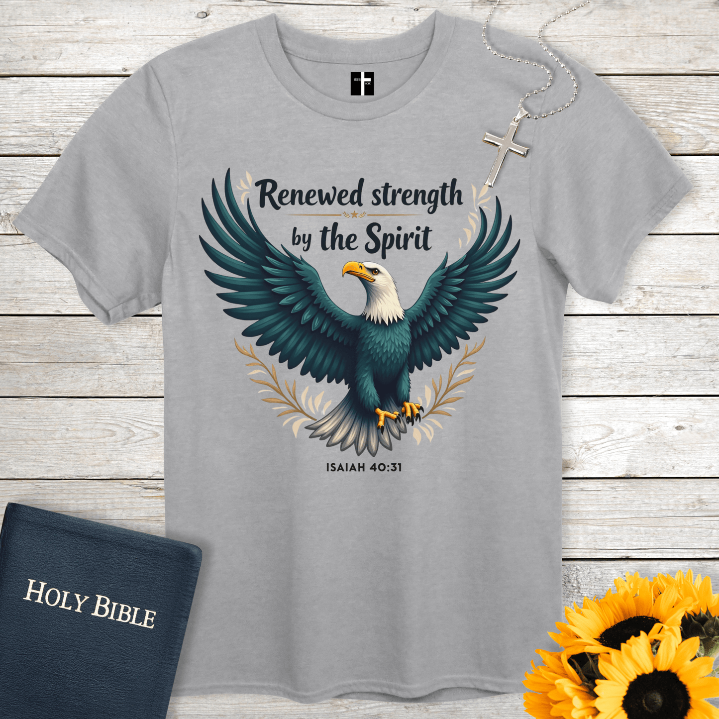 T-Shirt Sport Grey / S Renewed Strength Unisex Christian T-Shirt