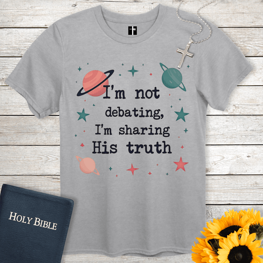 T-Shirt Sport Grey / S Sharing His Truth Unisex Christian T-Shirt