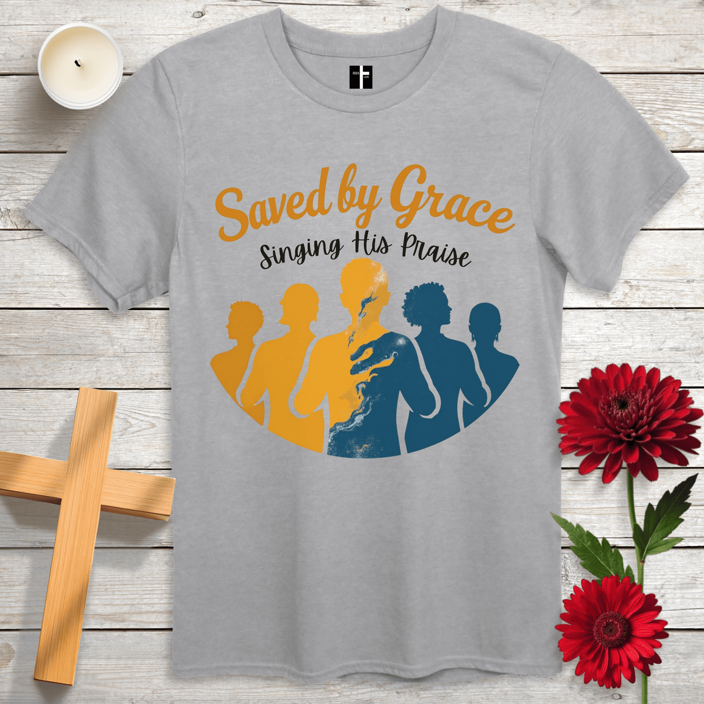 T-Shirt Sport Grey / S Singing His Praise Unisex Christian T-Shirt