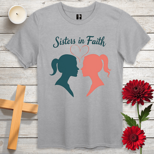 T-Shirt Sport Grey / S Sisters in Faith Unisex Christian T-Shirt