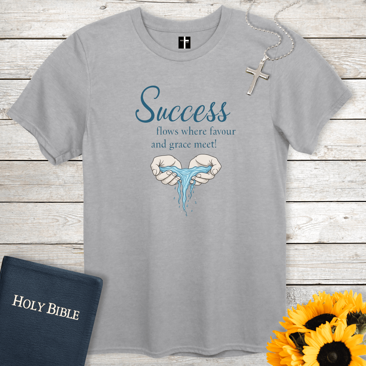 T-Shirt Sport Grey / S Success Flows Unisex Christian T-Shirt