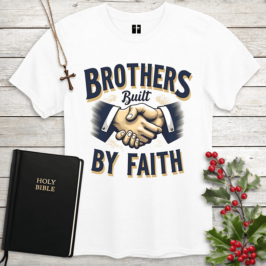 T-Shirt White / S Brothers By Faith Unisex Christian T-Shirt