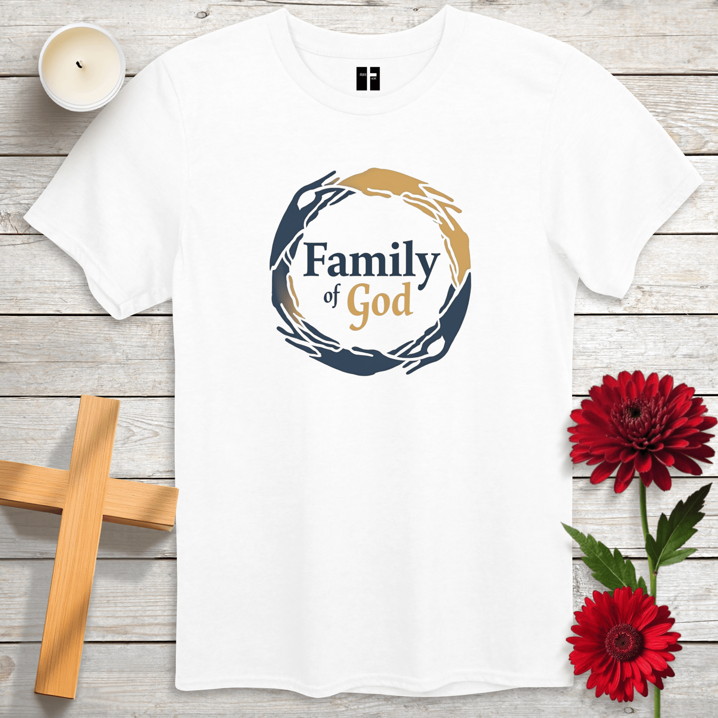 T-Shirt White / S Family Of God Unisex Christian T-Shirt