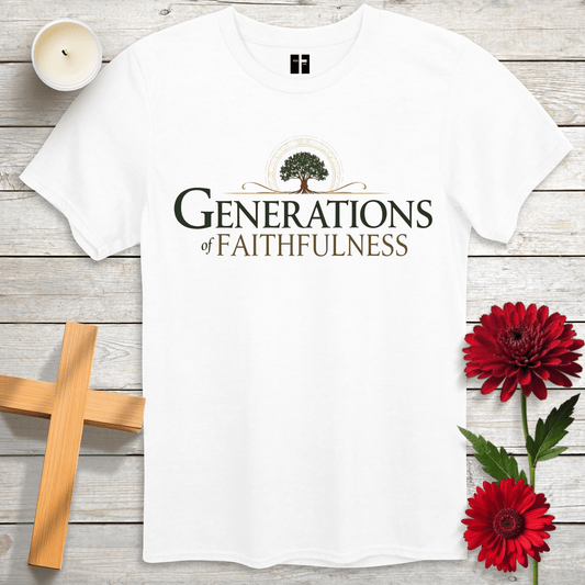 T-Shirt White / S Generations Of Faithfulness Unisex Christian T-Shirt