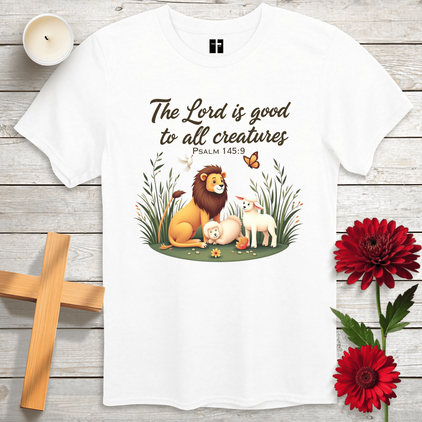 T-Shirt White / S Good To All Creatures Unisex Christian T-Shirt