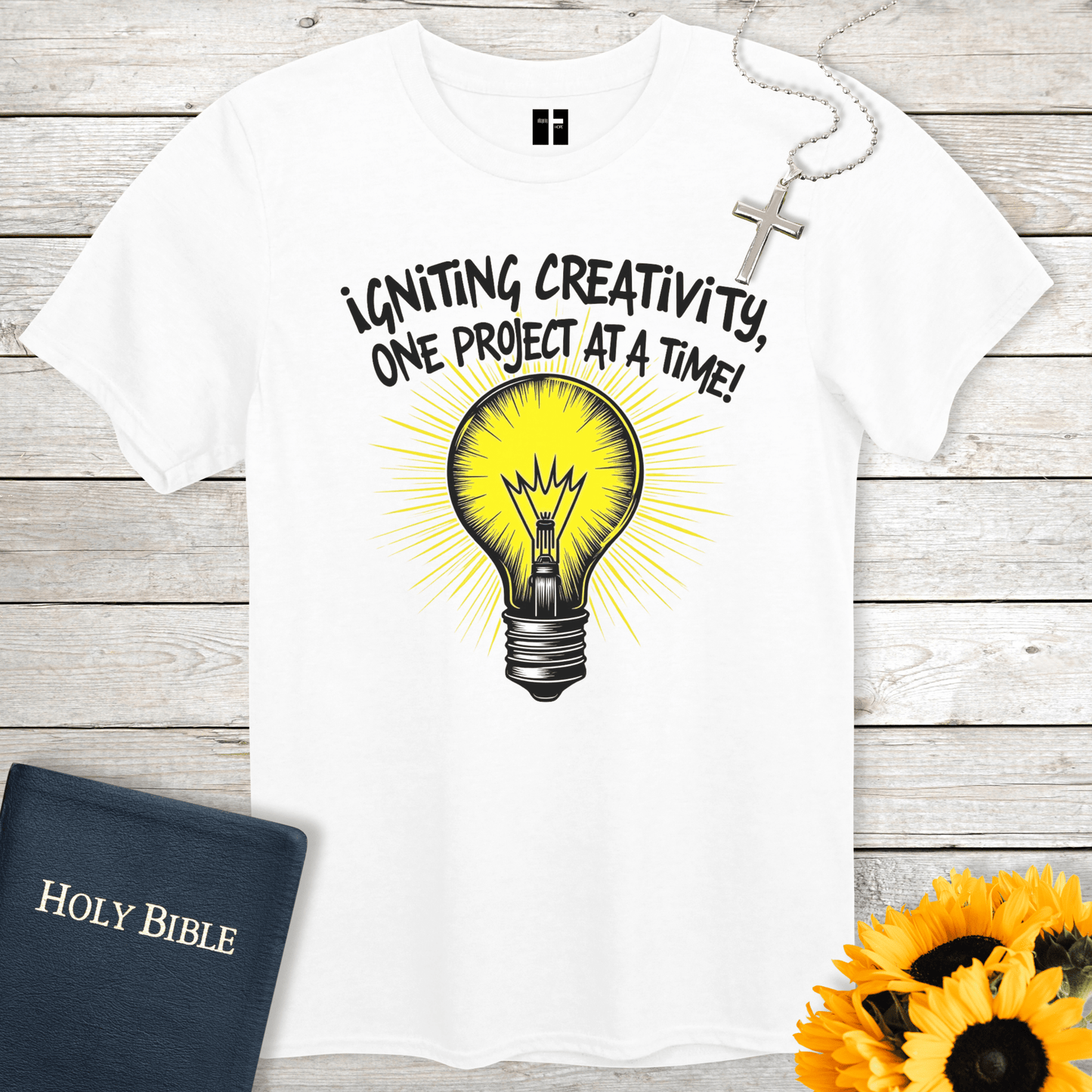 T-Shirt White / S Igniting Creativity Unisex Christian T-Shirt