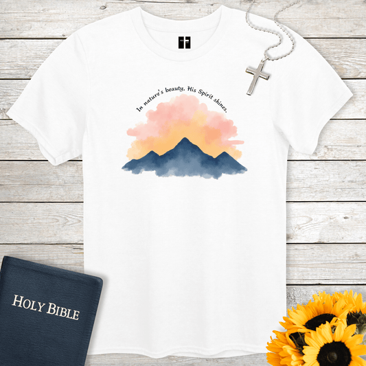 T-Shirt White / S In Nature's Beauty Unisex Christian T-Shirt