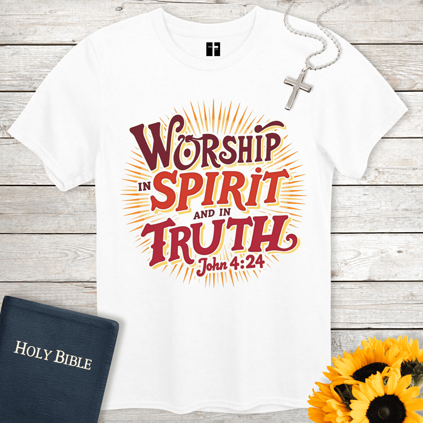 T-Shirt White / S In Spirit & In Truth Unisex Christian T-Shirt