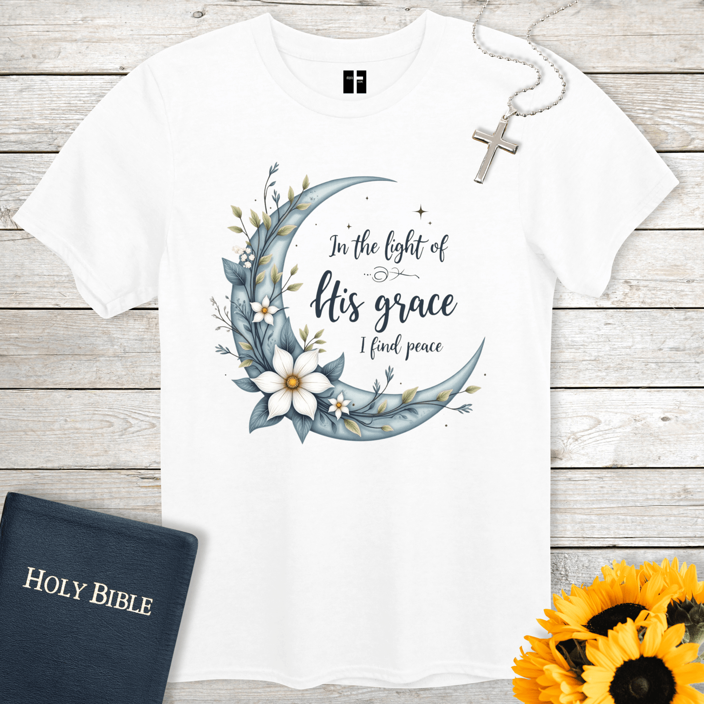 T-Shirt White / S Light Of Grace Unisex Christian T-Shirt