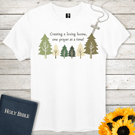 T-Shirt White / S Loving Home Christian T-Shirt