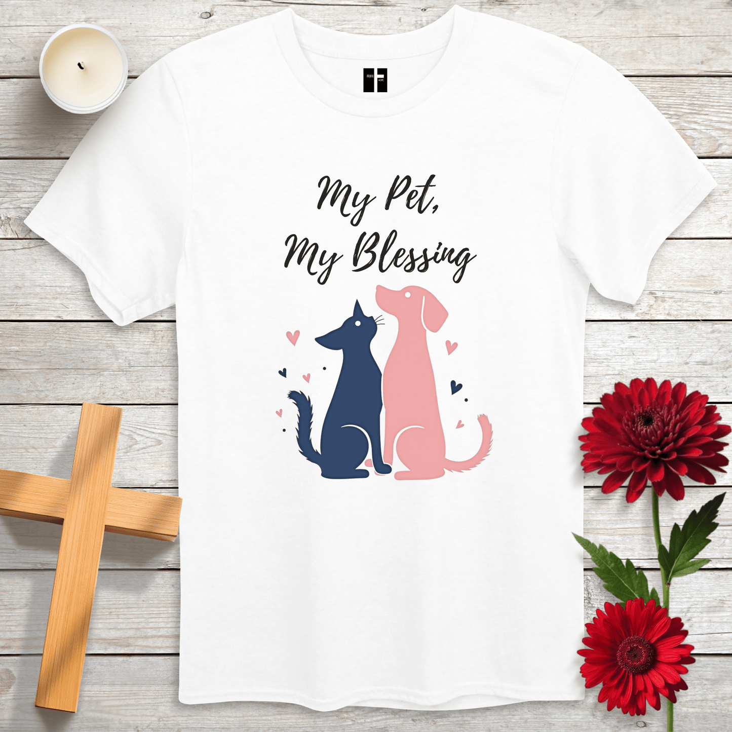 T-Shirt White / S My Pet, My Blessing Unisex Christian T-Shirt