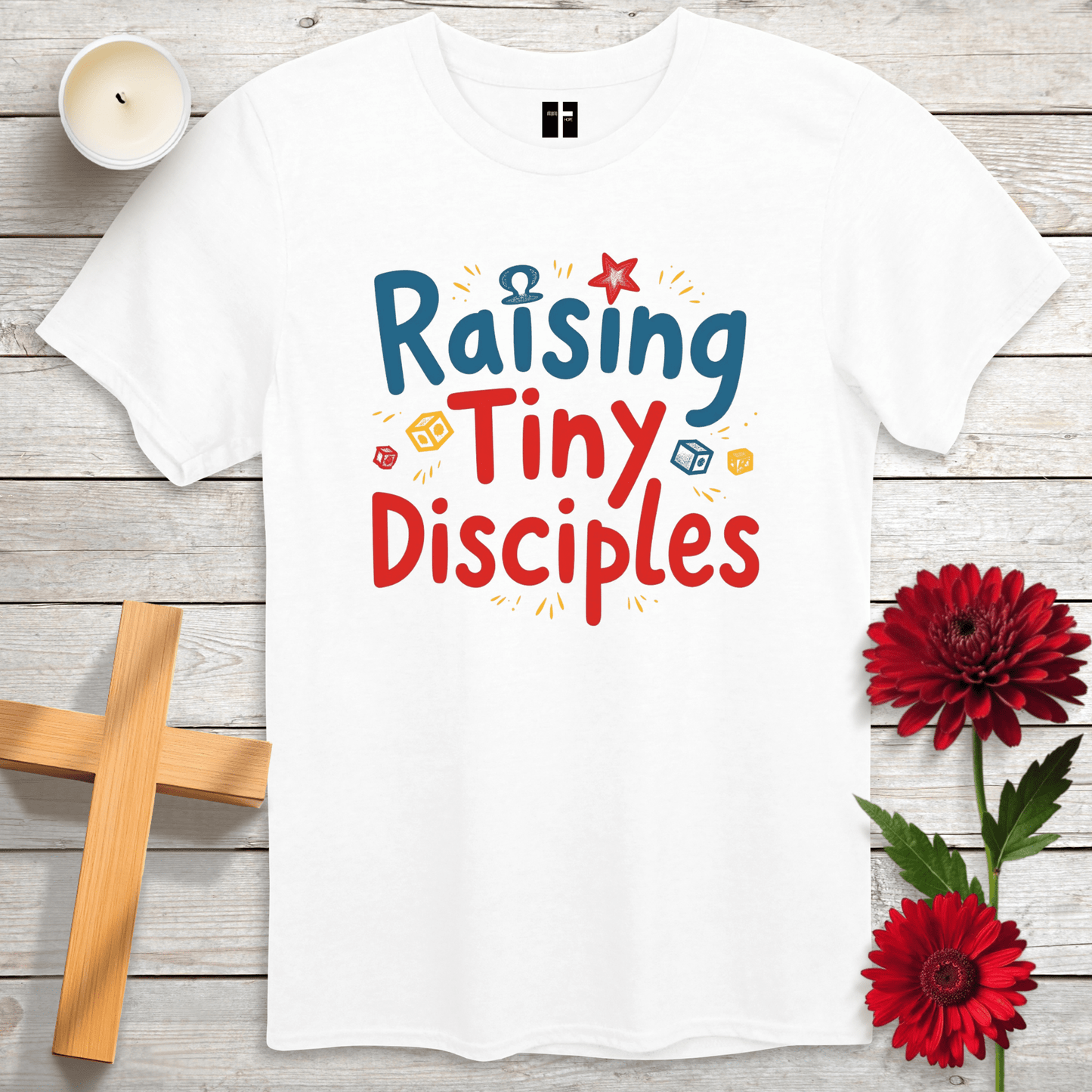 T-Shirt White / S Raising Tiny Disciples Unisex Christian T-Shirt