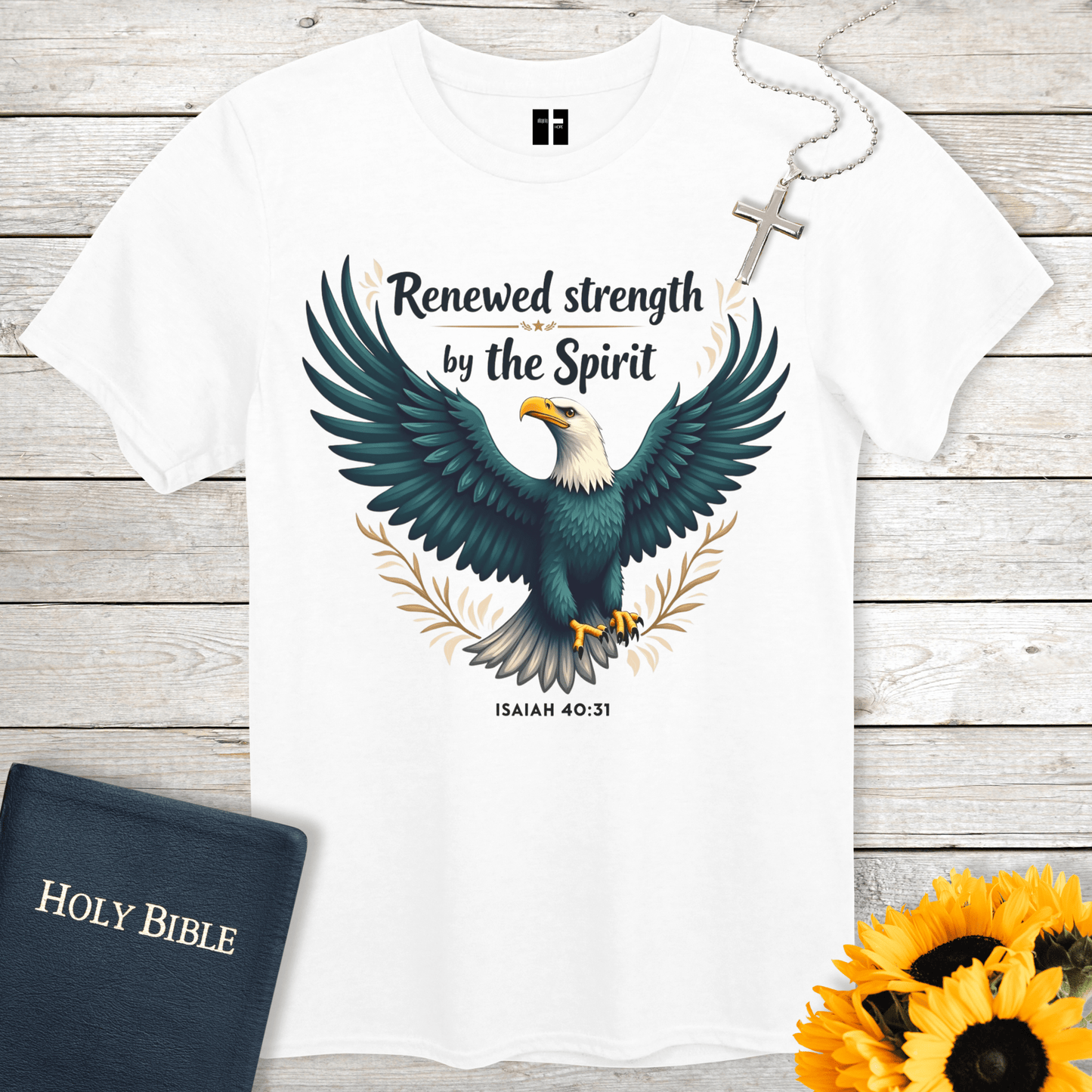 T-Shirt White / S Renewed Strength Unisex Christian T-Shirt