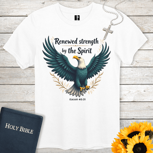 T-Shirt White / S Renewed Strength Unisex Christian T-Shirt