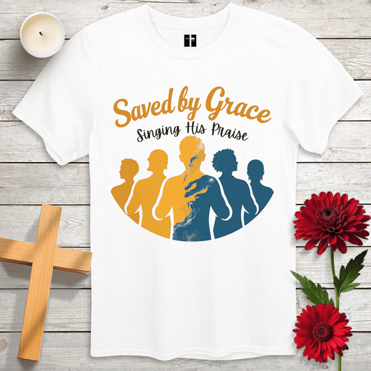 T-Shirt White / S Singing His Praise Unisex Christian T-Shirt