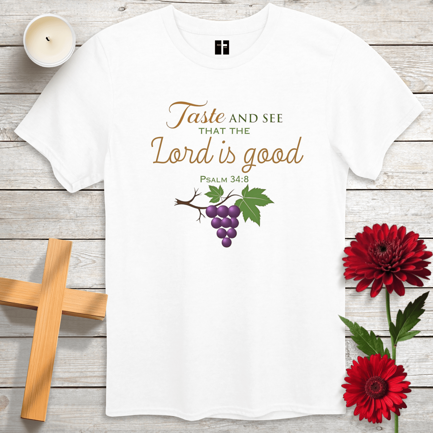 T-Shirt White / S Taste & See Unisex Christian T-Shirt