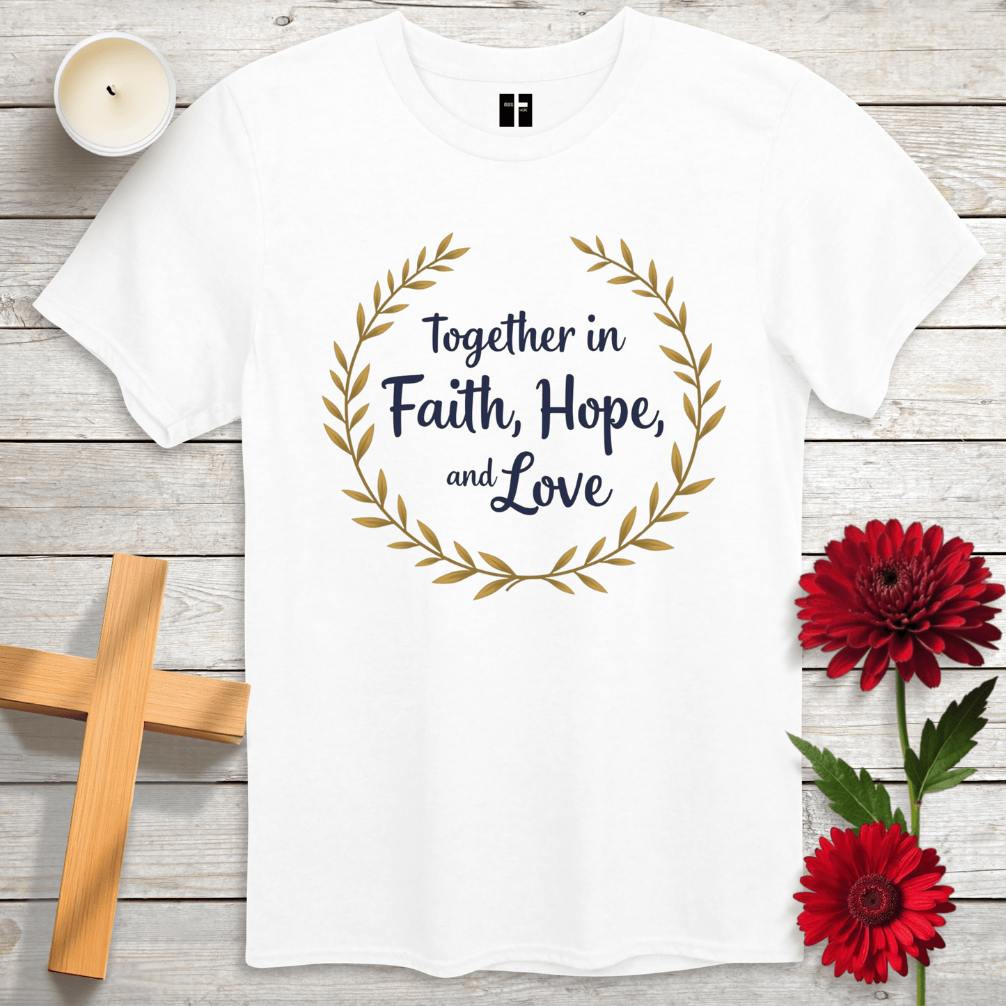 T-Shirt White / S Together Unisex Christian T-Shirt